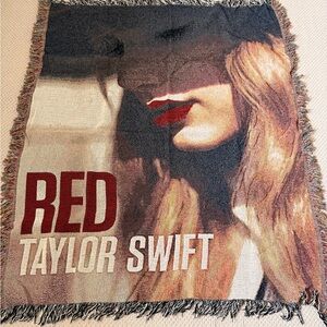 Taylor Swift Red Album Woven Blanket